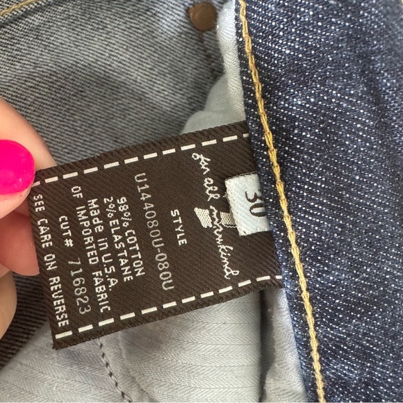 7 for all Mankind jeans boycut 30 bootcut causal button fly‎ Women's Blue Jeans - Picture 10 of 10
